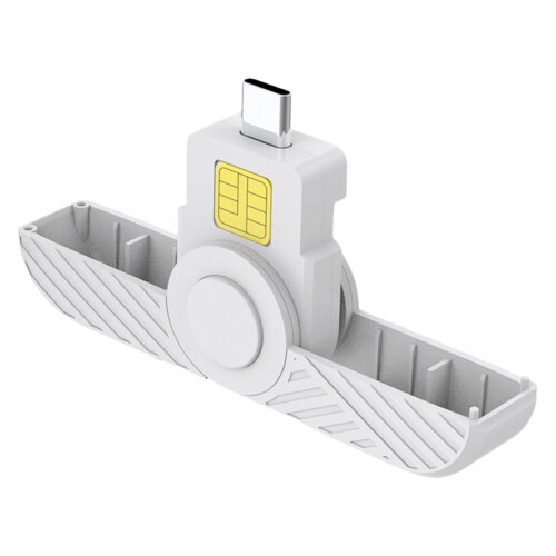 Portable CAC Card Reader USB-C for Government ID and