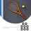 Tennis racket overgrip protector rubber apron 8 pcs 3