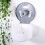 Round wall-mounted toilet paper holder white 2