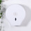 Round wall-mounted toilet paper holder white 3