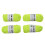 Glowing Wool Yarn Soft Knitting Yarn 50m per Roll 4 Rolls 3