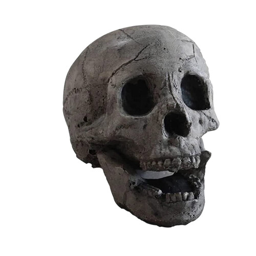 Ceramic fire pit skull decor for haunted house 2