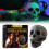 Ceramic fire pit skull decor for haunted house 8