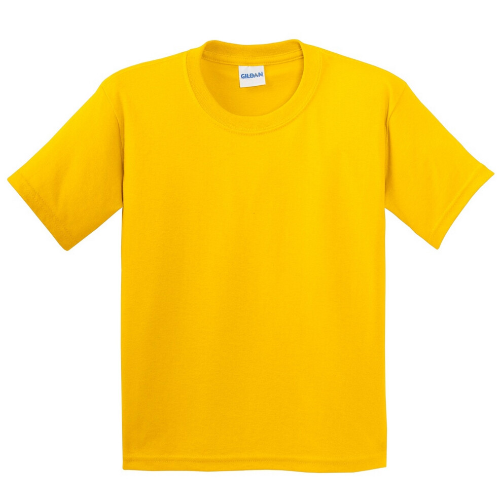 Gildan (Xl, Daisy) Childrens Unisex Soft Style T-Shirt (Pack Of 2)