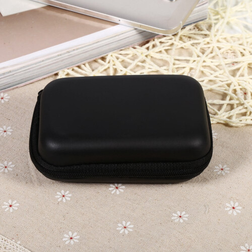 Mini storage bag for earphones USB drives and cables black 1