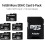 Micro SDHC memory card Class 10 16GB with adapter 2