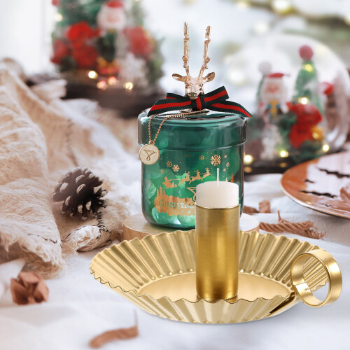 Metal Taper Candle Holder Table Centerpiece 1