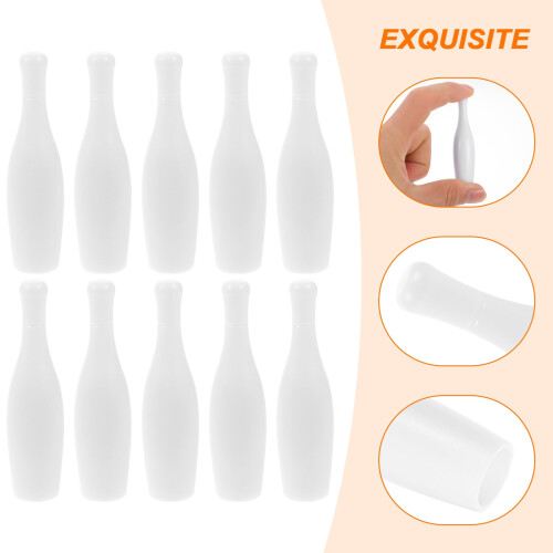 Mini Bowling Pins Plastic Table Game Accessory 20 pcs 1