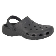 (10 UK, Black) Dek Mens Perforated Clogs