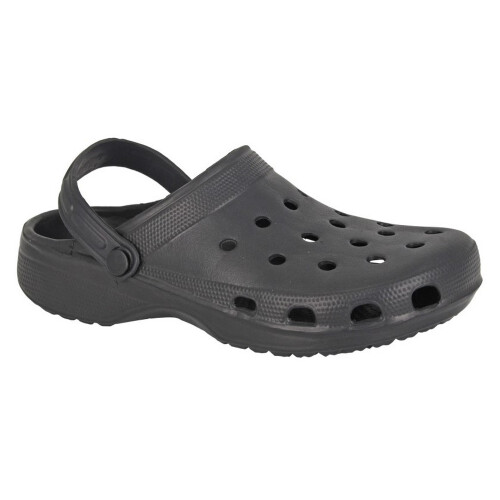 (10 UK, Black) Dek Mens Perforated Clogs
