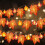 Thanksgiving String Lights Pumpkin Maple Leaf 20 ft 40 LED 2