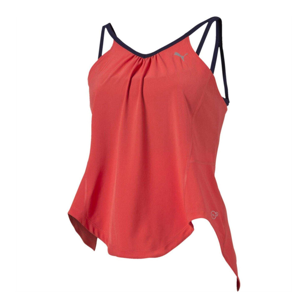 Puma (16 Uk, Red) Womens/Ladies Fitted Sleeveless Tank Top