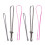 Plastic Drawstring Threader Set 6 pcs (2 metal + 1 plastic) 1