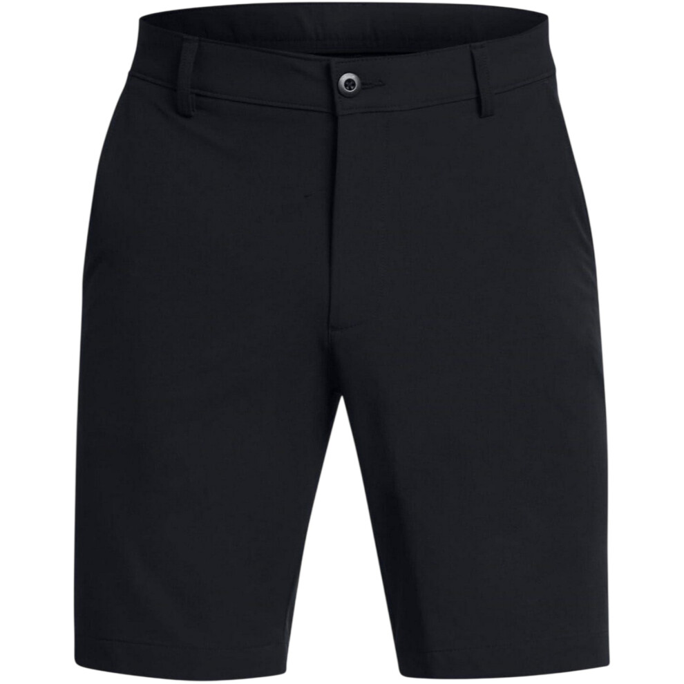 Under Armour (38R, Black) Mens Matchplay Tapered Golf Shorts