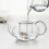 NICEXMAS Heat Resistant Teaware Set 6 Pieces 7