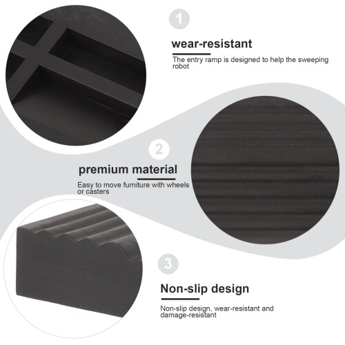 Robot Vacuum Cleaner Threshold Ramp Pad 2 pcs 2