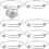 Silver Adjustable Bangle Bracelets Stainless Steel 10 pcs 1
