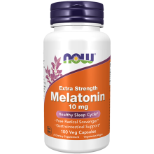 Now Foods Melatonina 10 mg 100 cápsulas vegetales