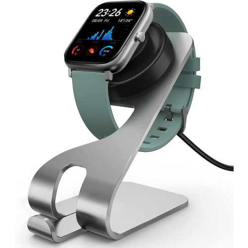 Βάση φόρτισης συμβατή με Amazfit GTR2, GTR2e, GTS2Mini, σταθμό φόρτισης αλουμινίου Premium με 5