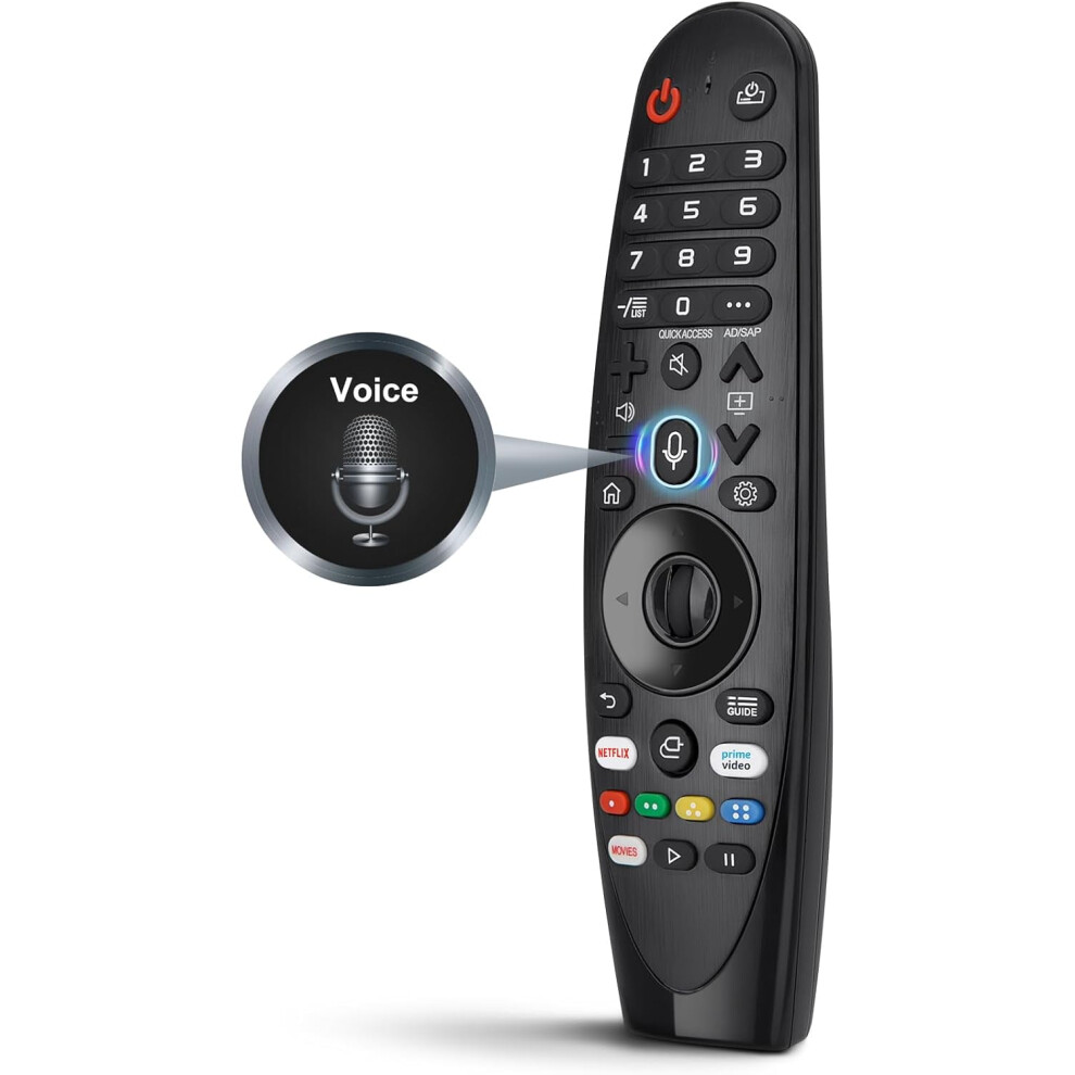 Voice Magic Remote Replacement For Lg Smart Tv An-Mr20ga 9336866813289