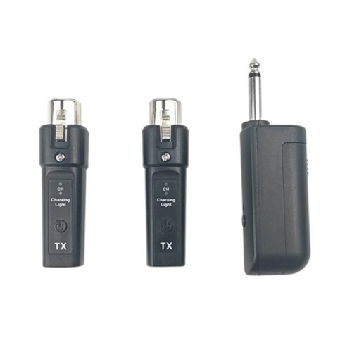2.4G Wireless Hand System Wired to Wireless Capacitor Dynamic Microphone Guitar Electronic Instrument Transceiver 1to2