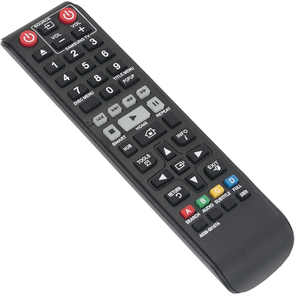 Ak59-00167A Replacement Remote For Samsung Bd-J6300 Blu-Ray 9336866820027