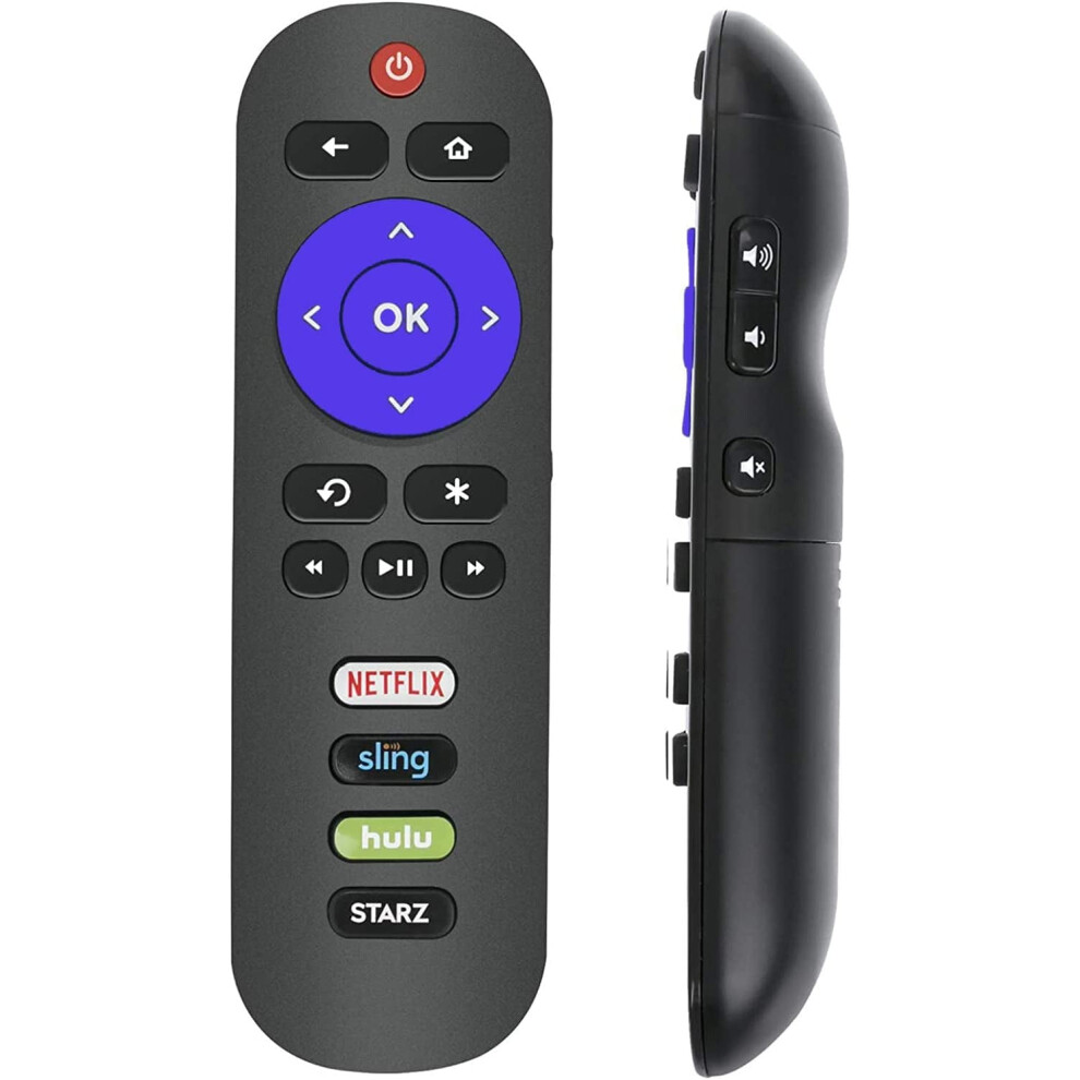 Remote For Tcl Roku Tv With Hulu Netflix Sling Starz 9336866819649
