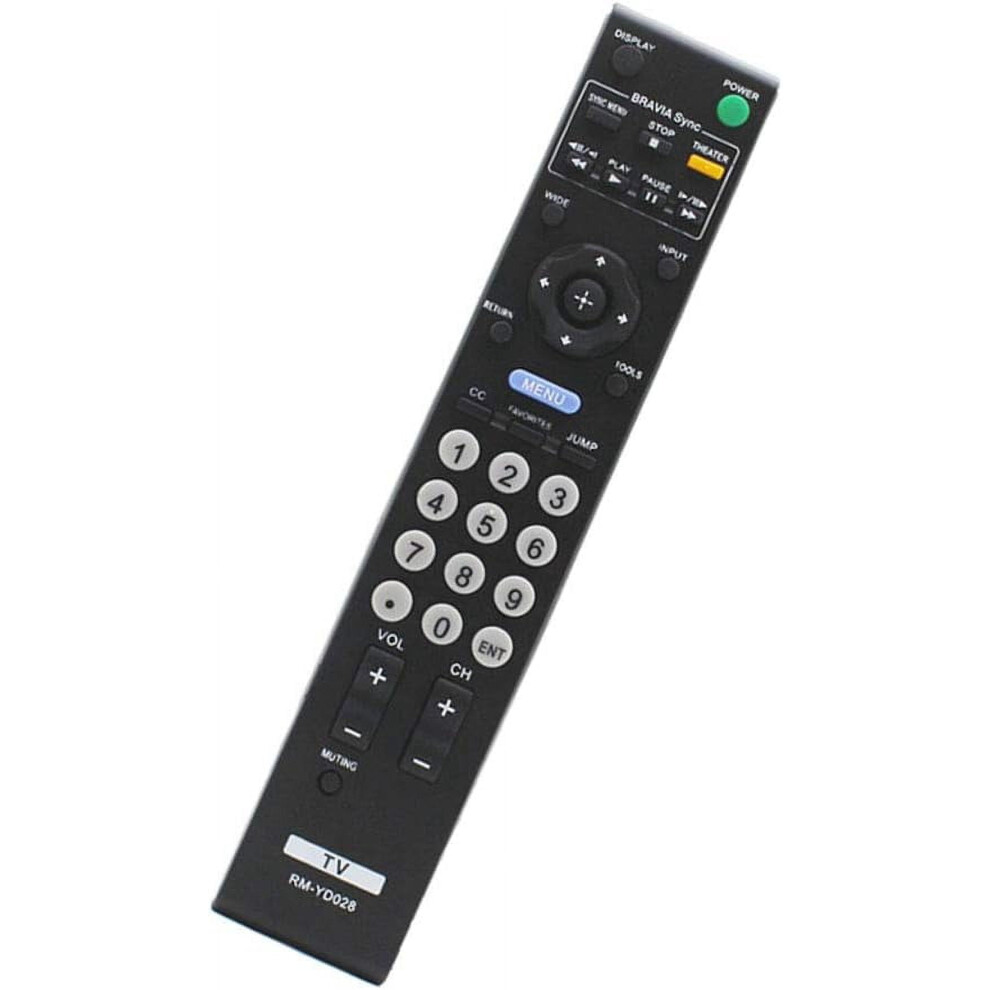 Sony Bravia Tv Remote Replacement Rm-Yd028 9336866820829