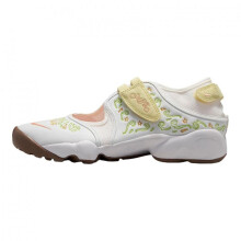 (Matches the image, EU 35.5) Nike Air Rift Casual Shoes Women's White Green Yellow IR8208-181 Breathable Mesh Lightweight Sneakers