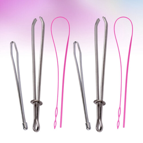 Plastic Drawstring Threader Set 6 pcs (2 metal + 1 plastic) 2