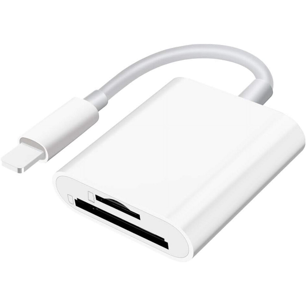 Sd Card Reader For Iphone Ipad Dual Slot Sd Tf 917087588072