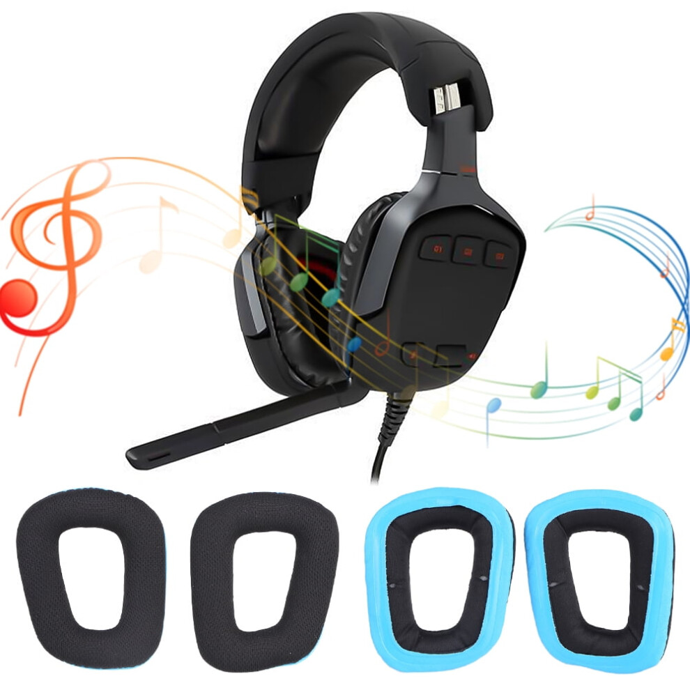 Logitech G35 G930 G430 F450 G331 Replacement Ear Pads Dark 917087593694