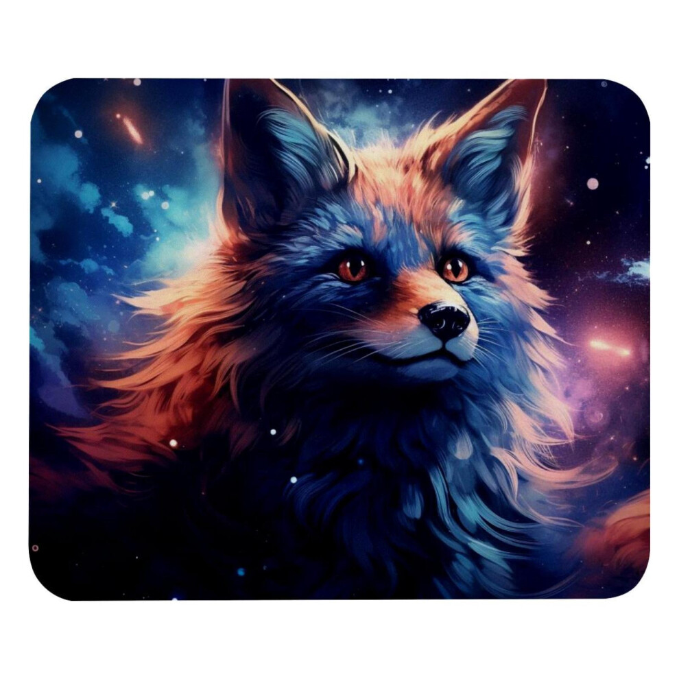 Starry Fox Mouse Pad 8.3 X 9.8 Inches Non-Slip Rubber Base 917087594417