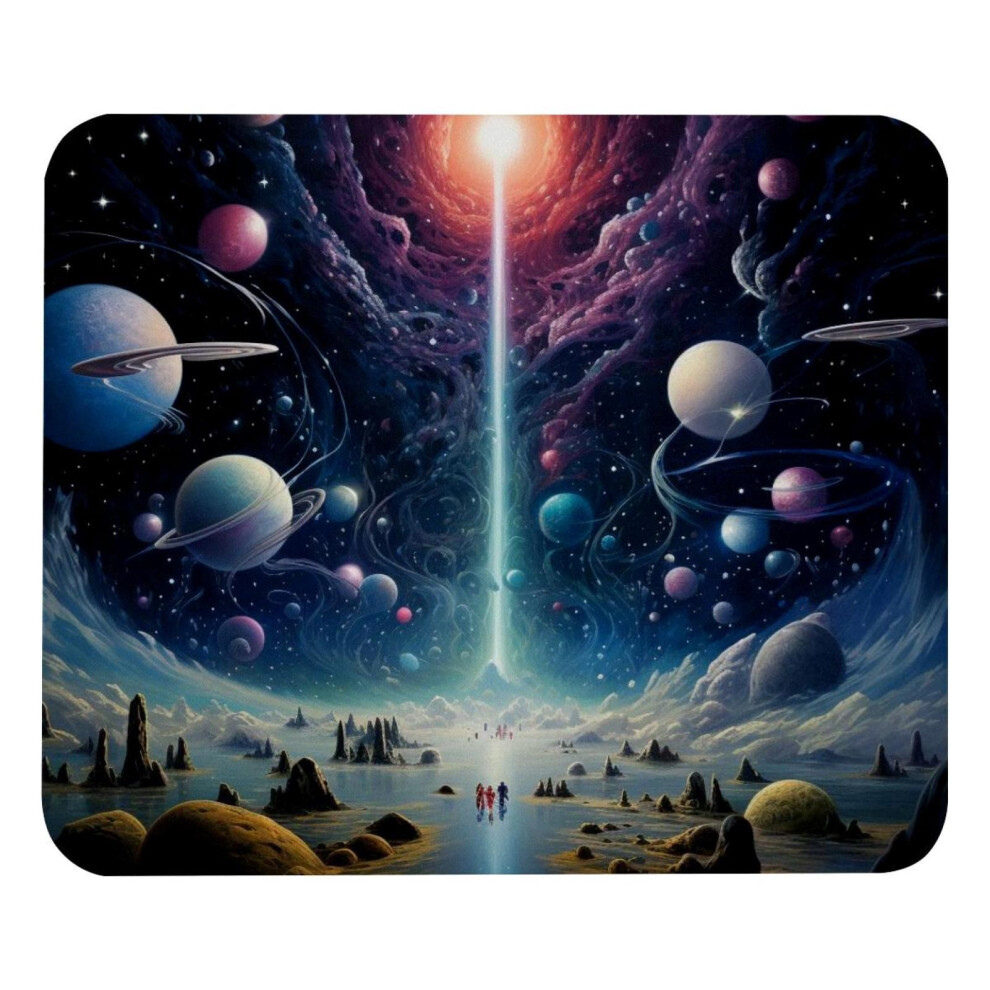 Galactic World Mouse Pad Non-Slip Rubber Base 8.3 X 9.8 917087594431