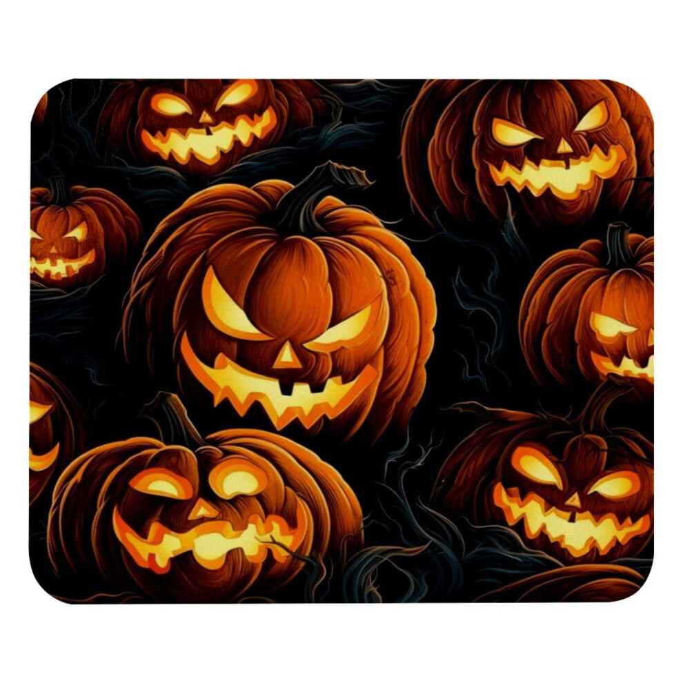 Halloween Pumpkin Mouse Pad 8.3X9.8 Inch Non-Slip 917087594851