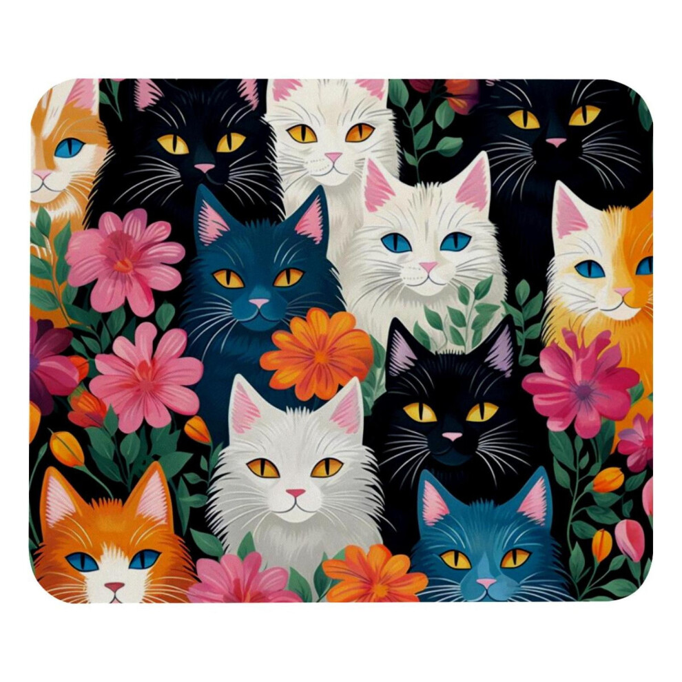 Cartoon Cat Desk Mat Rubber Base 25X20cm 917087594875