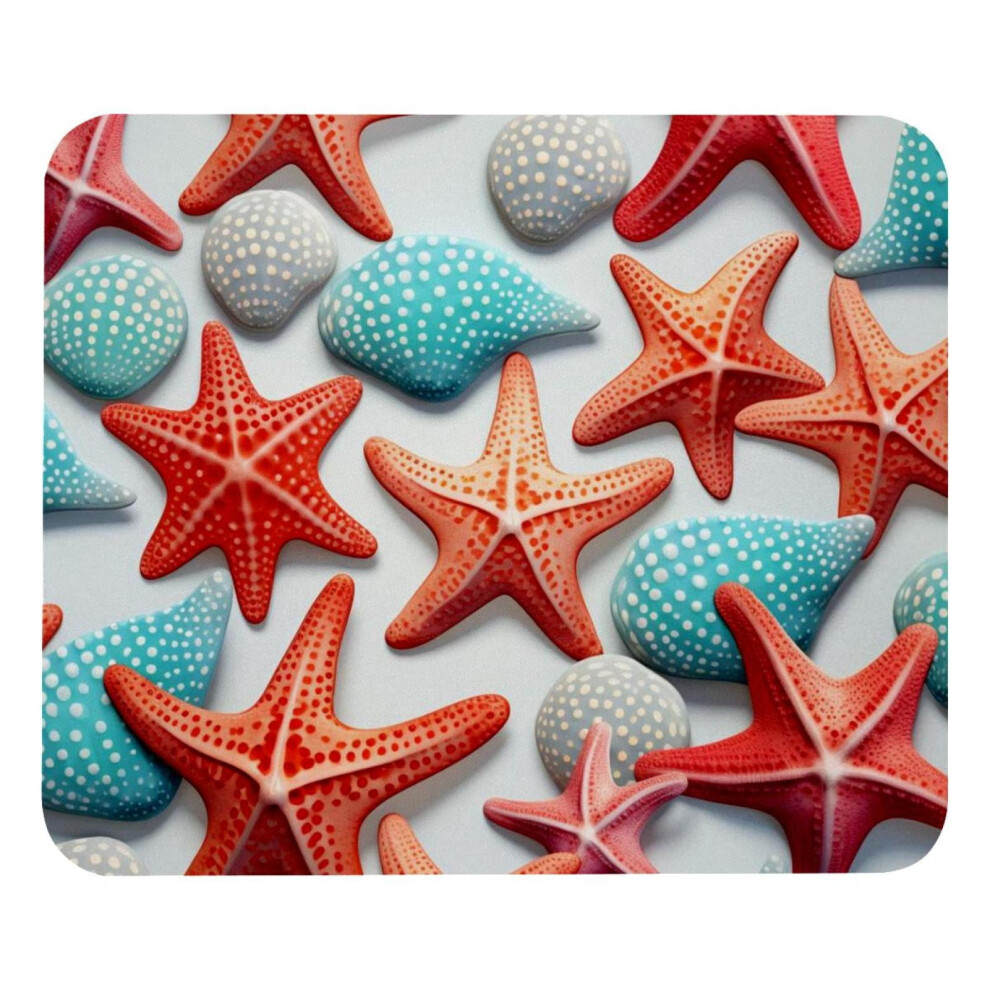 Square Mouse Pad Sea Star Design 8.3X9.8 Inch 917087594912