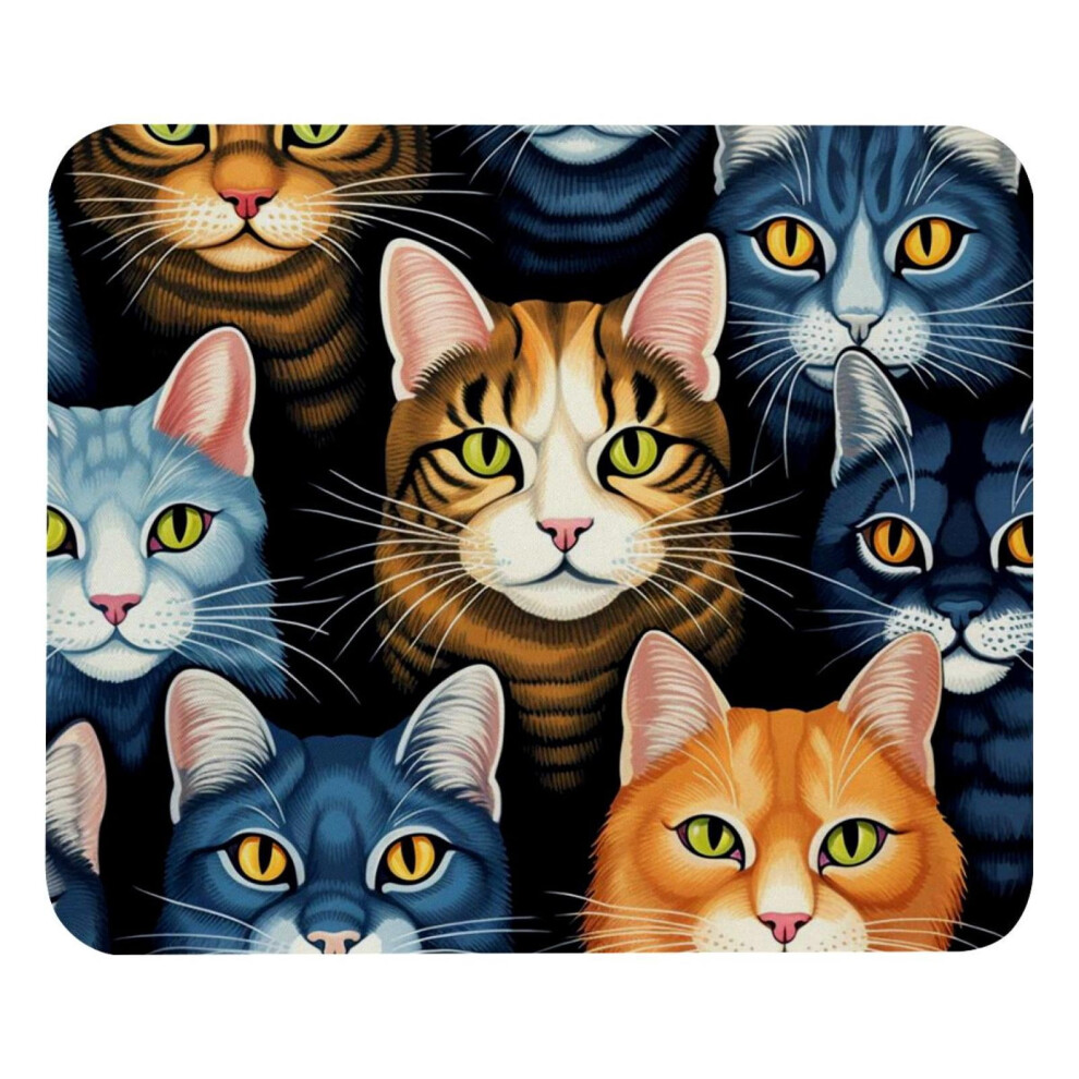 Spring Cats Mouse Pad Non-Slip Rubber Base 8.3 X 9.8 Inch 917087594776