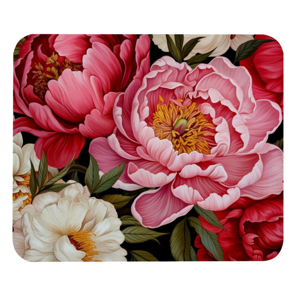 Peony G Mouse Pad 8.3 X 9.8 Inch Non-Slip Square 917087595230