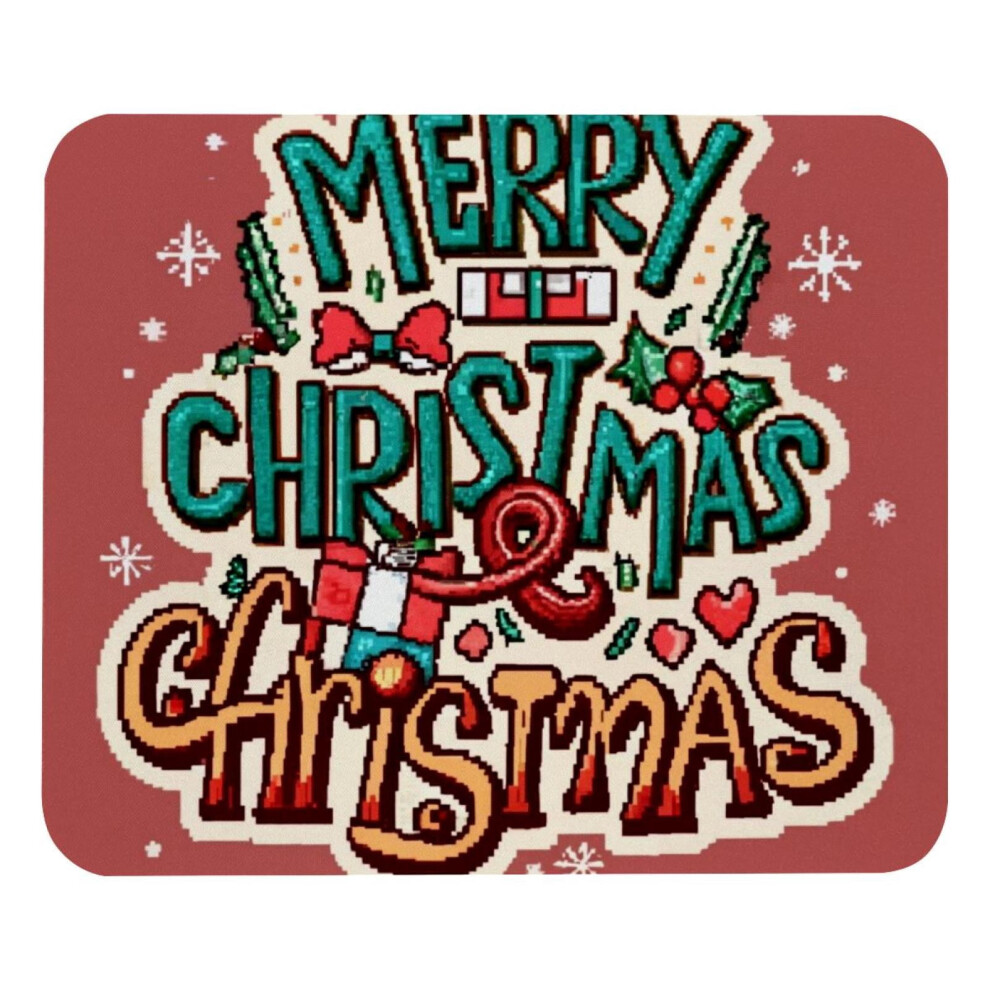 Christmas Mouse Pad Non-Slip Rubber Base 8.3 X 9.8 Inches 917087595490