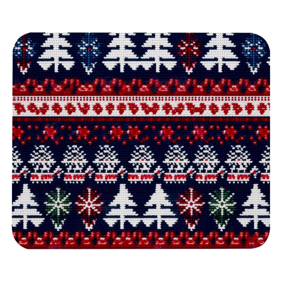 Christmas Tree Mouse Pad Non-Slip Rubber Base 8.3 X 9.8 917087595513