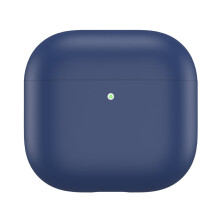 Silikonové pouzdro jixopn kompatibilní s Airpods 4 (2024) Ochranné pouzdro na sluchátka (tmavě modré)