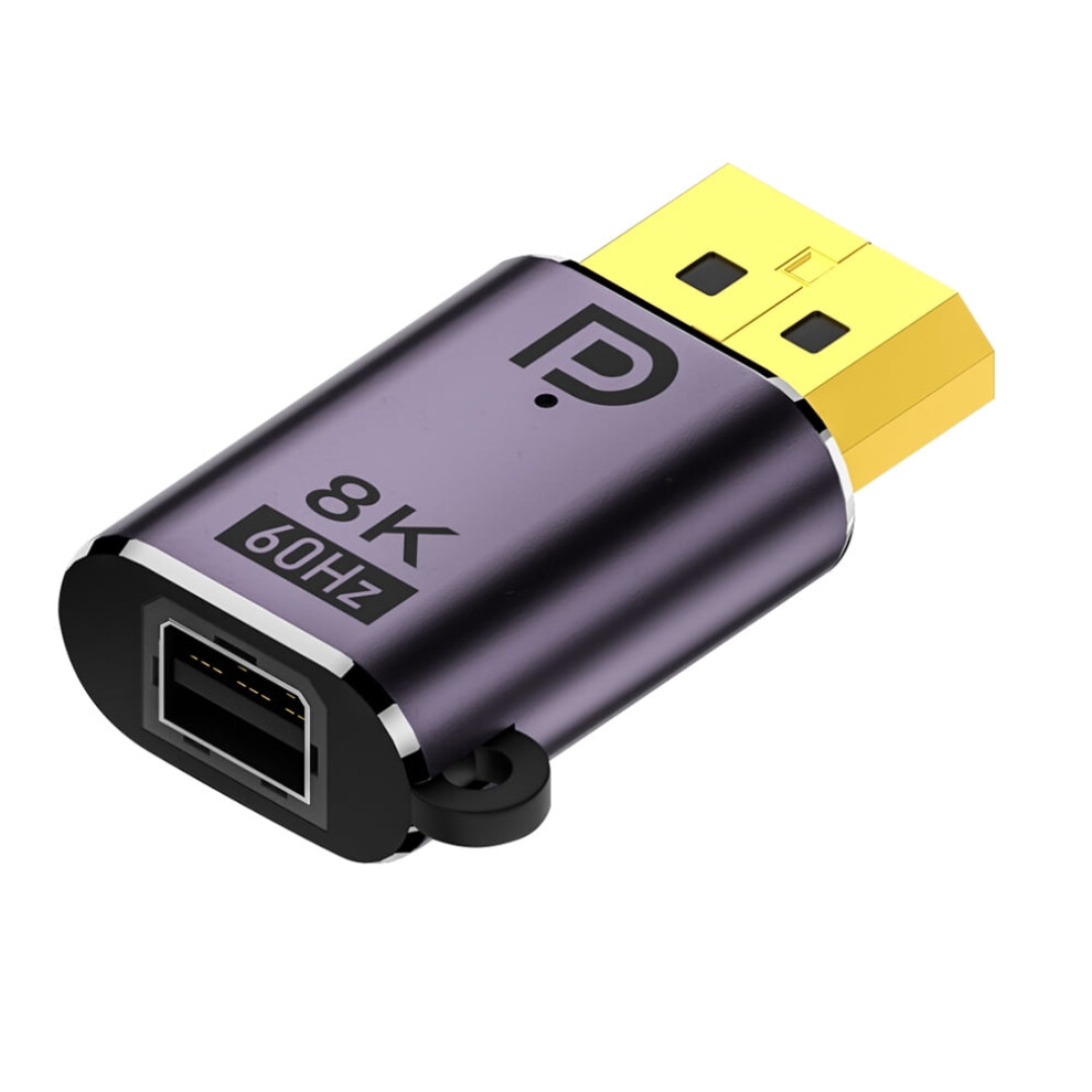 Dp1.4 To Mini Displayport Adapter 8K 60Hz With Indicator 917087596619