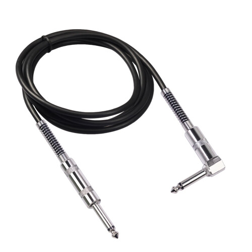 Guitar Cable 6.5mm Straight to Right Angle 1.5m