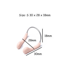 Silicone Swimming Nose Clip with Stainless Steel Wire 1PC