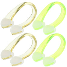 Swimming Nose Clip Silicone Adult Small Size 4 Pcs