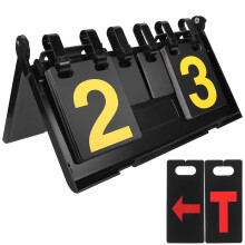 Table Tennis Scoreboard Portable Flip Board 1 Set