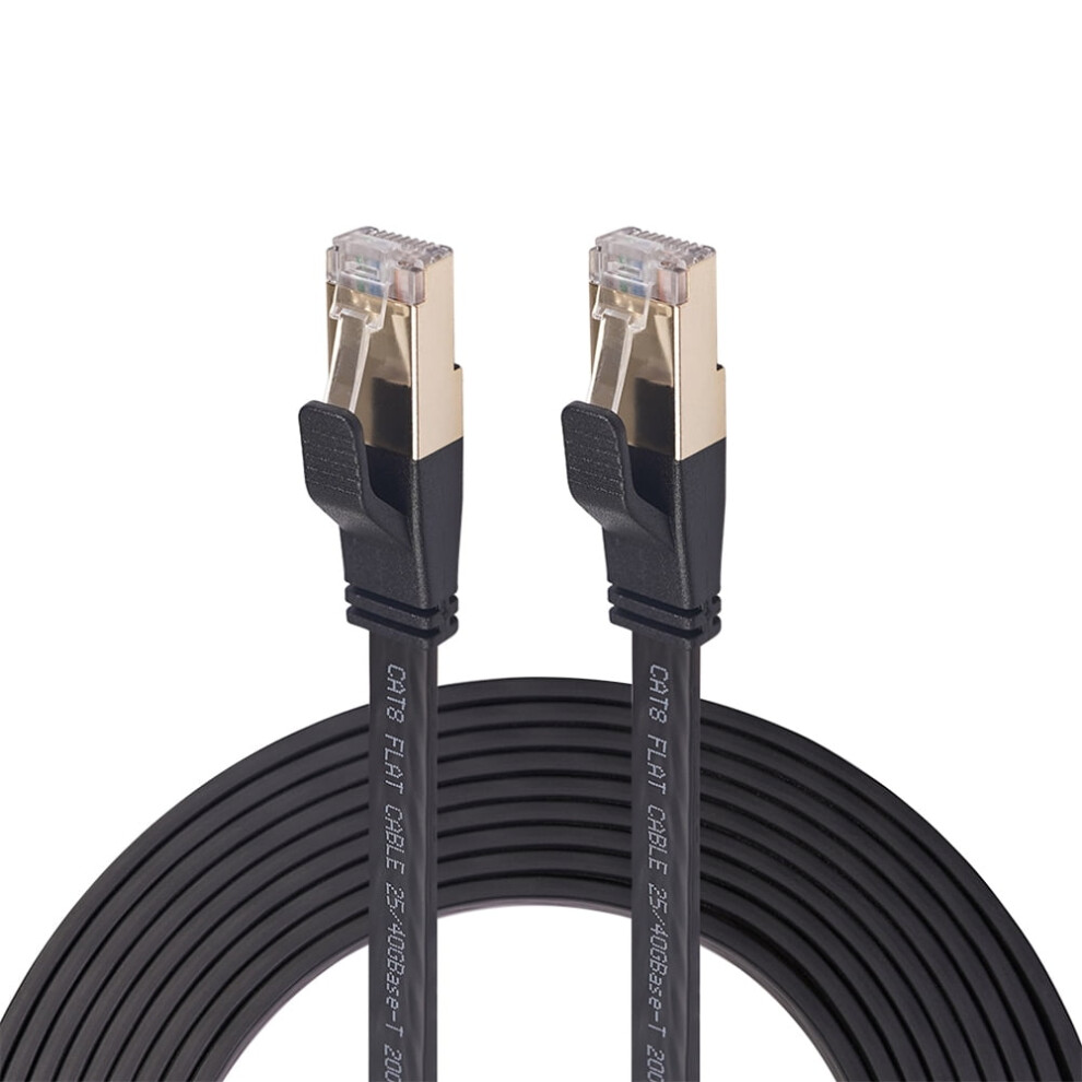 Cat8 Ethernet Cable Plated Rj45 Sftp 40Gbps Gold 917087597197