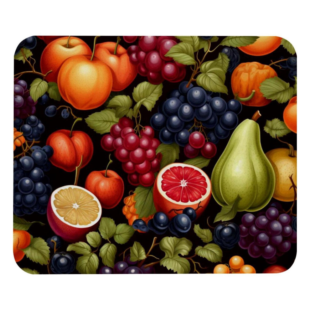 Pumpkin Leaves Mouse Pad 8.3 X 9.8 Inch Non-Slip Rubber Base 917087600132