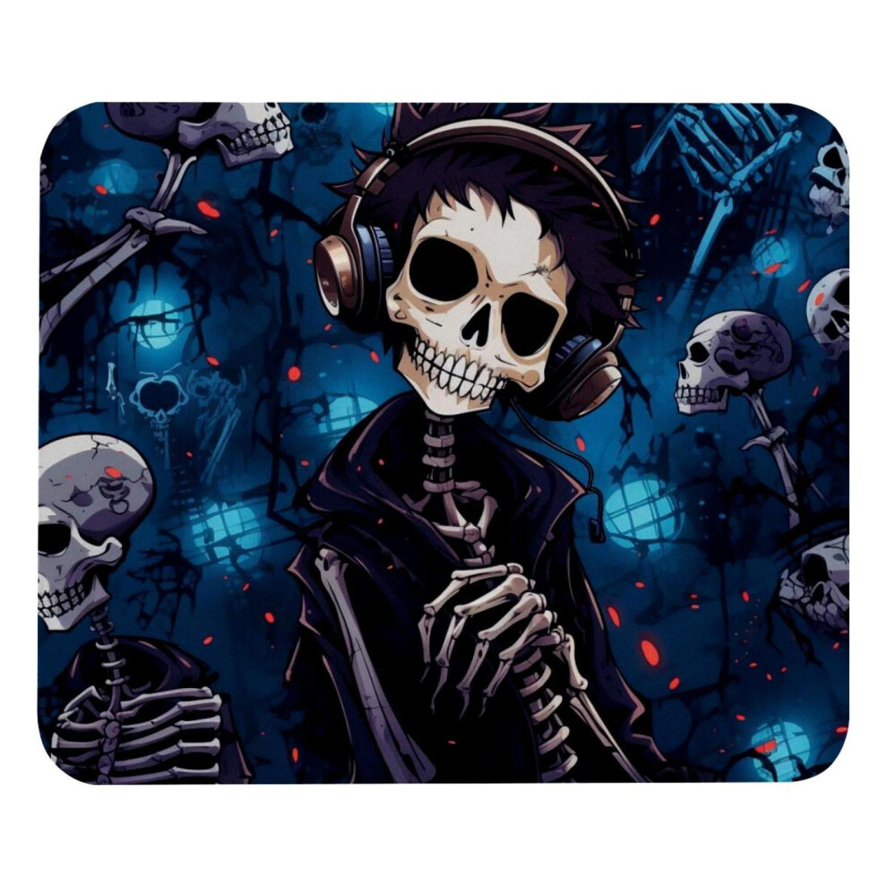 Music Skeleton Mouse Pad 8.3 X 9.8 Inch Non-Slip 917087600552